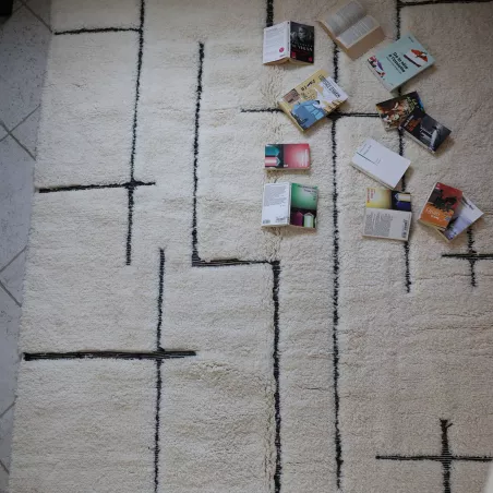 Tapis berbère Beni Ouarain graphique