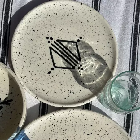 Petite assiette plate en céramique | Collection “Amazing Amazigh”