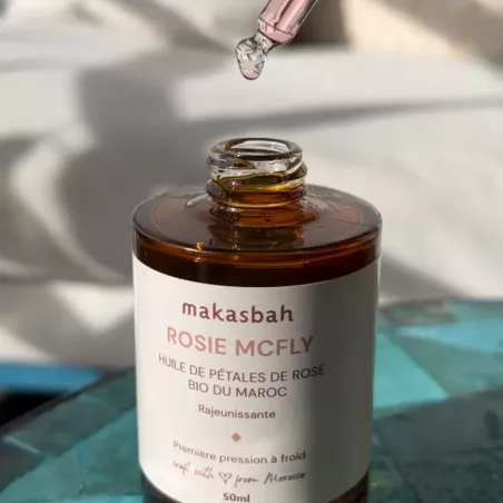 Huile de rose pure bio - Rosie Mc Fly