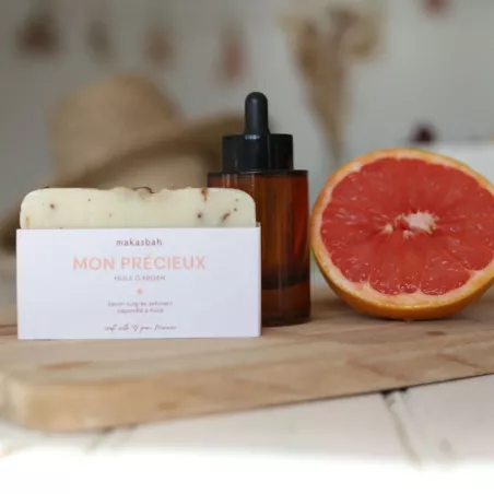 Mon Précieux – Savon Exfoliant Surgras à l’Huile d’Argan