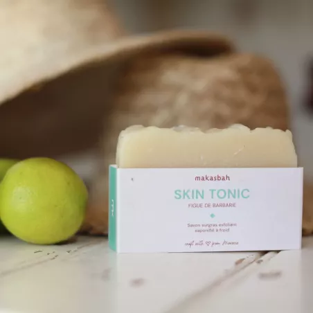 Skin Tonic – Savon Revitalisant aux Graines de Figue de Barbarie